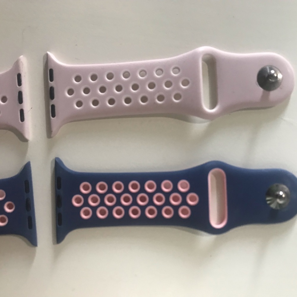 2 for the price of 1! Apple Watch Silicone Bands